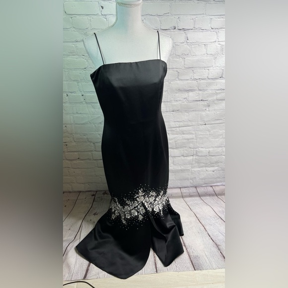 CACHE Black Embellished Formal Dress 12 - Picture 1 of 9